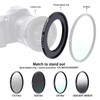 35 mm to 37 mm Filter Ring Adapter, Compatible with