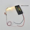 WANGCL 8PCS Model Railway Train Lamp Posts LED Street Light