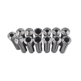 findmall 13Pcs Collet Set 1/8-7/8" R8 Mill Collet Holder Fit for CNC Engraving Machine