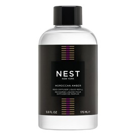 NEST New York Reed Diffuser Liquid Refill, Moroccan Amber - 5.9 fl oz - Fragrance for Up to 90 Days - Flame Free