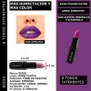 Kit 8 Labiales Bissu Humectante Tonos Rosas Morados