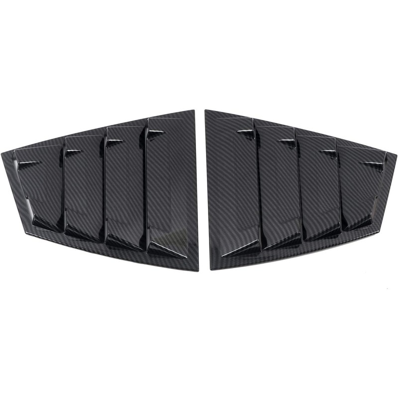 Acdeyaca Rear Side Window Louvers Compatible with Subaru WRX STi