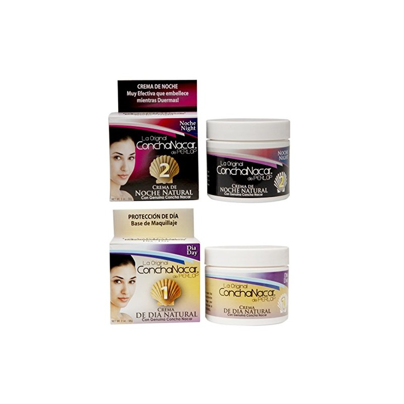 Crema Concha Nacar Original Day Night Face Cream, 2 oz