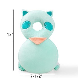 Baby Head Protector, Toddlers Head Safety Pad Cushion, Adjustable Toddlers Head Safety Pad Cushion Backpack, Baby Back Protection for Crawling & Walking, for Age 4-24Months (Tiger)