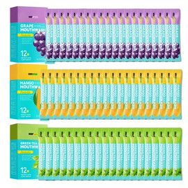 Travel Size Mouthwash,Mini Mouthwash Travel Size Bulk Portable Mouth Wash Set,Individual Small Travel Mouth Wash Packets for Fresh Breath(Pack of 60) J