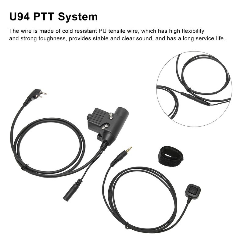 U94 PTT System Hands Free Plug and Play PTT Adapter