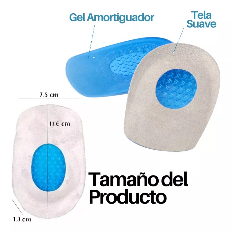 Veraly Talonera De Gel Para Descanso Dolor Talón Y Espolón