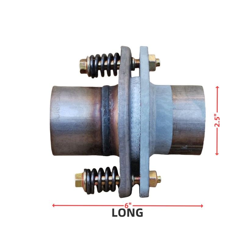 SUISFLXGRO Exhaust Spring Joints Made Of 409L Stainless, Exhaust Flex