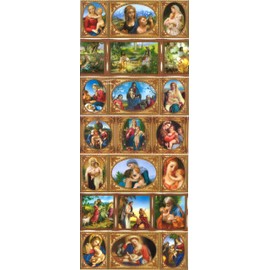 Ukrainian Kunshandwerk® Easter Eggs Foil Icons Baroque Style No. 33