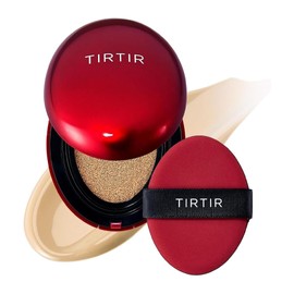 TIRTIR – Mask Fit Red Cushion 18 g – TONO 24W SOFT BEIGE – Base de maquillaje de alta cobertura cushion – larga duración hasta 72 h – acabado satinado – ligera y transpirable