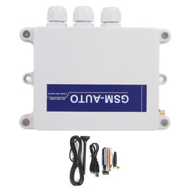 GSMAUTO4G 4g 3g GSM Dual Relay Wireless Remote Switch Controller SMS with 1 Alarm Input AC100240V(EU Frequency )