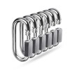 Quick Link, 304 Stainless Steel D Shape Locking Carabiner Keychain