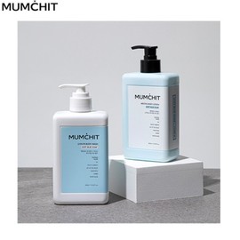 MUMCHIT Low-ph Body Wash & Body Lotion Set 2items, Body Wash#$%Body Lotion:Softblue Soap-Purple Musk