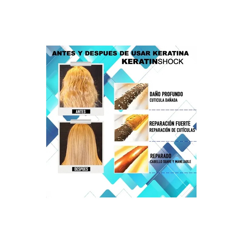 Keratinshock Keratina Brasileña Alaciante Permanente 250 Ml