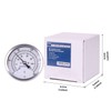 MEASUREMAN Fully Stainless Steel Pot, Kettle, Brewing Bimetal Thermometer, 3"