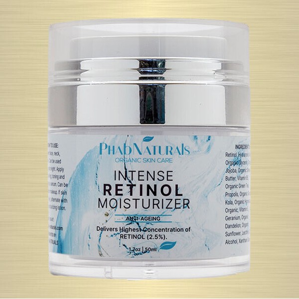 12M RETINOL MOISTURIZER DAY/NIGHT CREAM w/ Hyaluronic Acid - Highest