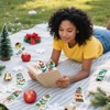 BAISDY 120Pcs Christmas Book Tracker Bookmark Bulk, Bookshelf Design Paper