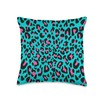 Cute Leopard Cheetah Print Animal Gift Ruby Pink Black Blue