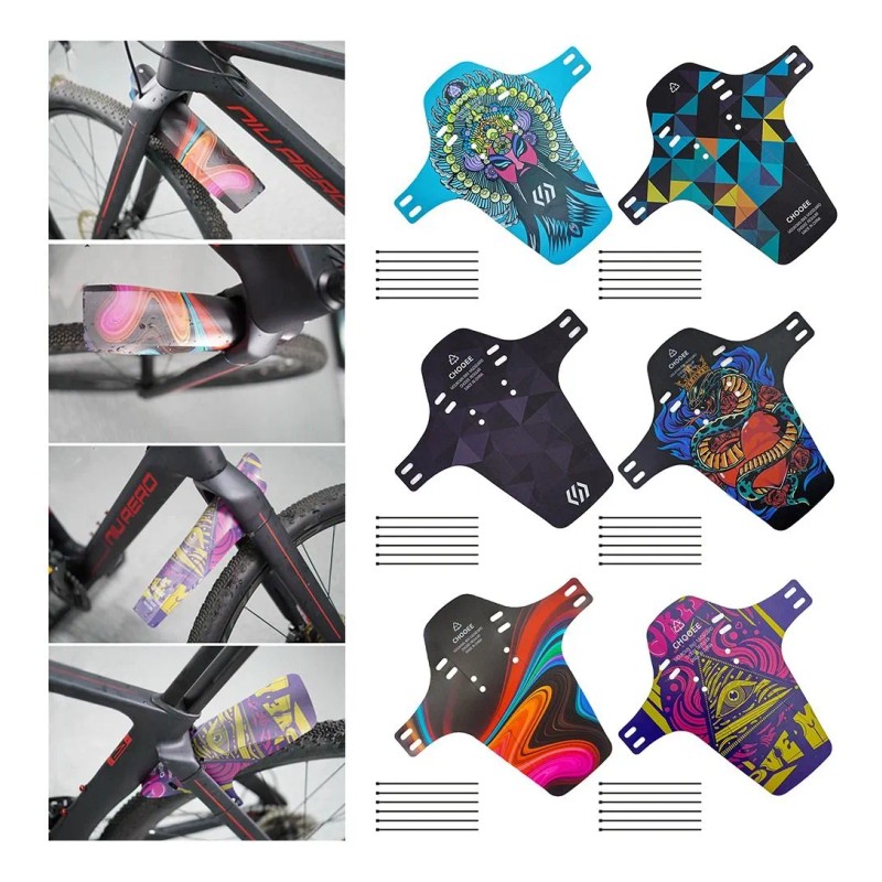 Guardabarros Universales Para Bicicleta, Parte Delantera Y T
