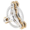 Fingertip Gear Toy 4 Gears Decompression Metal Finger Hand Brass