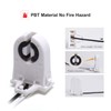 20-Pack JACKYLED Screw Type T8 Lamp Holder with Wires UL