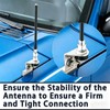 2-Pcs Universal Heavy Duty CB Antenna Stud Mount Adapter with