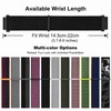 WOCCI 21mm Adjustable Nylon Watch Band, Quick Release Sport Loop