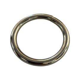 argolla Redonda soldada 38mm Espesor 3/16" argollas Uso rudo para Lona Cortinas Malla Sombra (10)