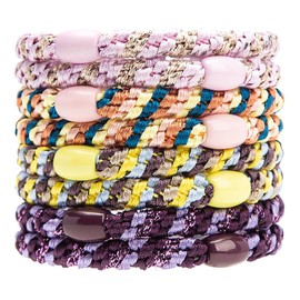 Pack of 8 Girls Hair Bobbles Elastic Bands Hair Bands Elastic Style 6