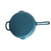 Mirro MIR-19061 12" Cast Iron Skillet, 12 Inch, Teal
