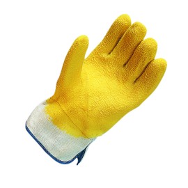 San Jamar 1000 Rubber Oyster Shucking Glove with Cotton Lining (Pack of 2),Yellow