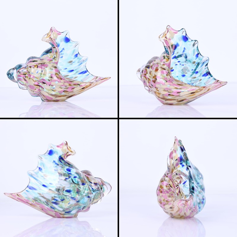 Glass Conch Shell Glass Sea Shells Conch Shell Decor Glass