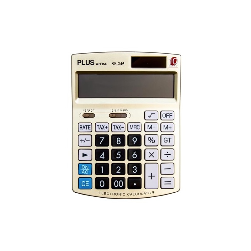 Plus Office Desktop Calculator Plus SS-245 - Colourful - Standard