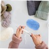 Tofficu 1Roll Portable Professional Cotton Yarn Multi Function Crocheting and