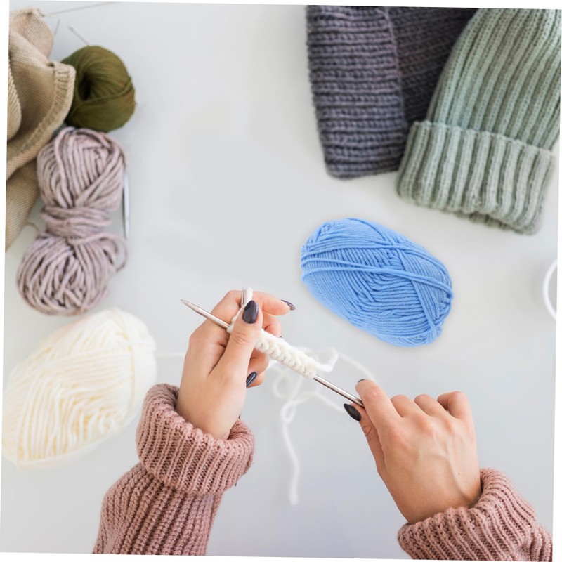Tofficu 1Roll Portable Professional Cotton Yarn Multi Function Crocheting and