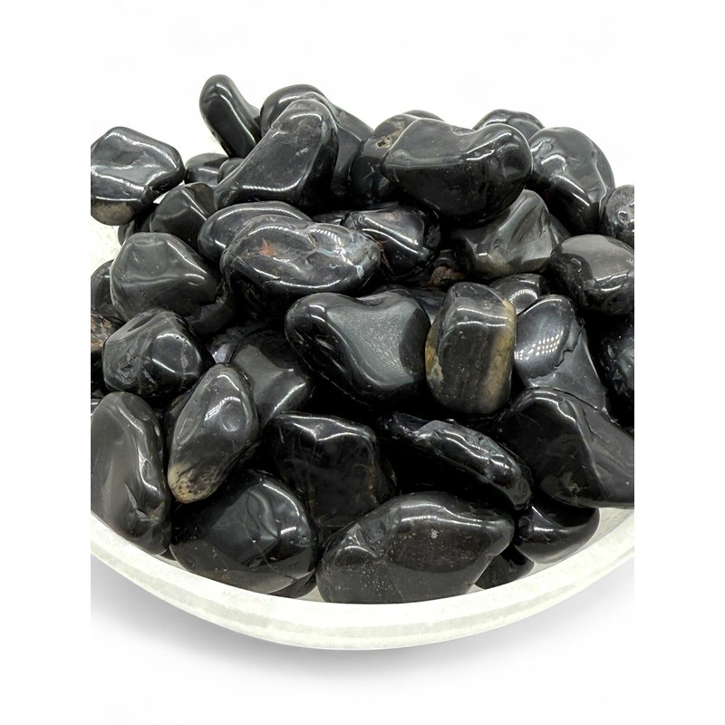 Pachamama Essentials Black Onyx Tumbled - Healing Stone - 20-25mm