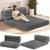 feliz home Folding Mattress Twin, Convertible Sofa Bed Foldable Futon