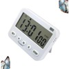 COLLBATH LED Display Kitchen Timer with Vibration Alarm Large Screen