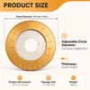 Adjustable Circular Drawer, Rotary Metal Circle Stencil Airkel Circle Drawing