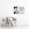 Smile Art Design Audrey Hepburn Breakfast at Tiffany`s Quotes Canvas