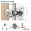 60 Pack 1 1/2" Overlay 3D Soft Close Hinges for