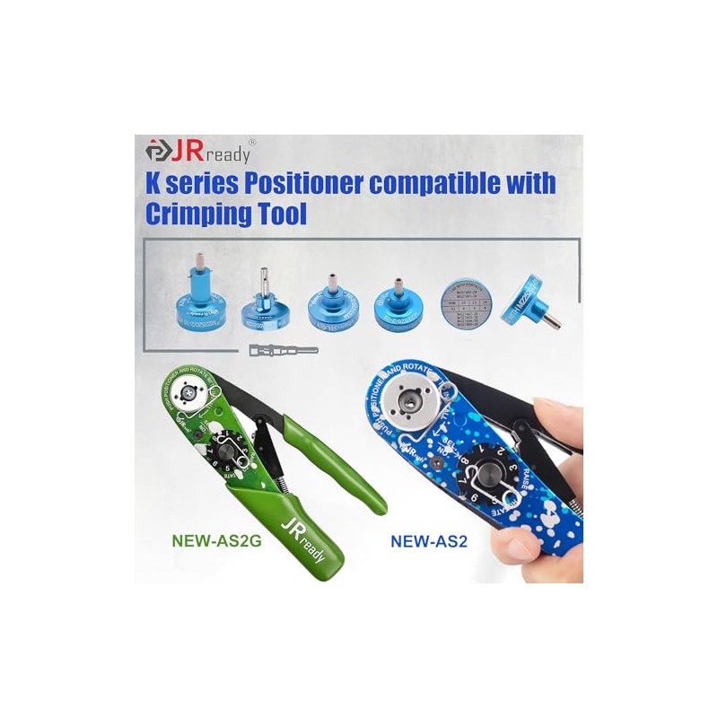 JRready K13-1 Positioner for Coax Crimp Tool AS22520/2-01 Crimp Contacts
