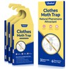 Ubalun Clothes Moth Traps with Powerful Pheromones, Natural & Odor-Free