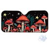 WUYOJUXA Funny Mushroom Forest Windshield Sun Shade,Romantic Mushroom Car Front