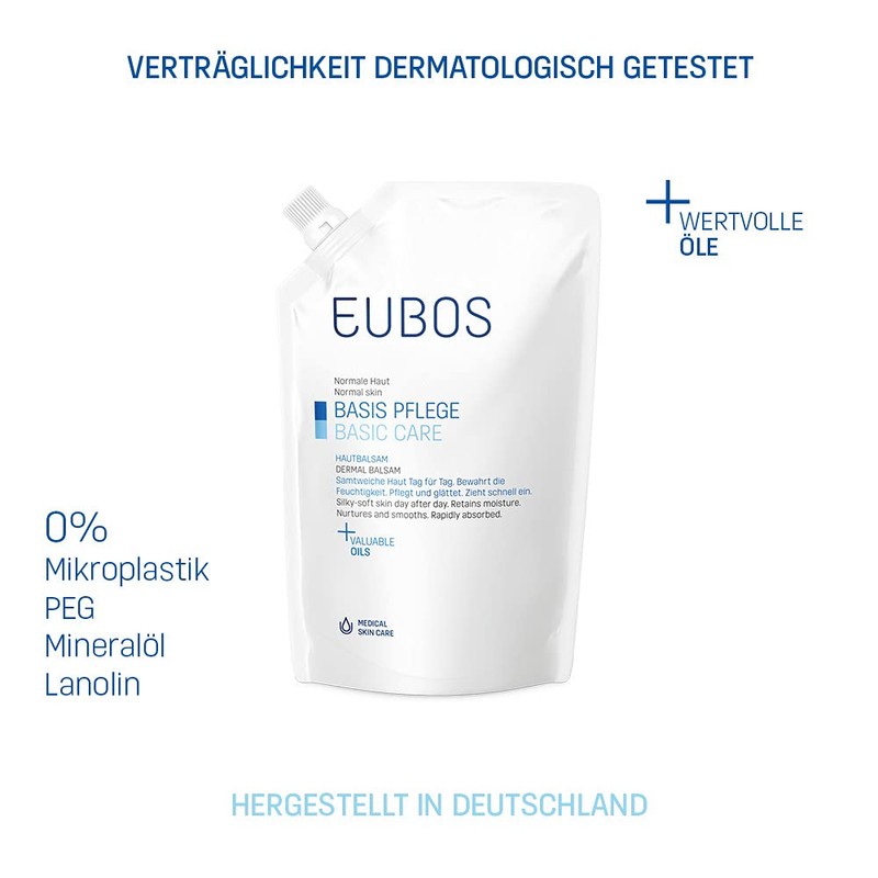 Eubos Skin balm refill bag, 400 ml, for dry skin,