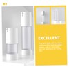 Healeved 3Pcs Portable Frosted Vacuum Cosmetic Bottles Travel Sub Bottles
