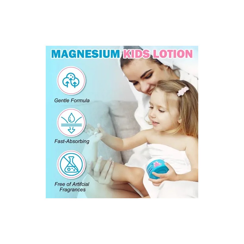 Crema Magnesio Relajante Natural Niños Mejora Calidad Sueño