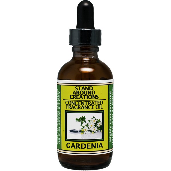 Concentrated Fragrance Oil - Scent - Gardenia: This Exquisite Aroma of Sweet Green and a Floral Body Intense and Rich. Made w/ Natural Essential Oils (2 fl.oz.)