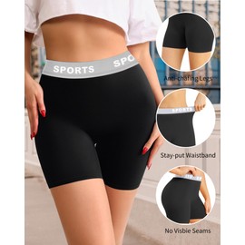 MEIYATING Women's Boy Shorts Underwear Boxer Briefs Boyshort Soft Stretch 4 Pack Boxer Shorts Panties (Grey, L)