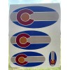 n/a Colorado Flag die cut stickers for Subaru emblems READ